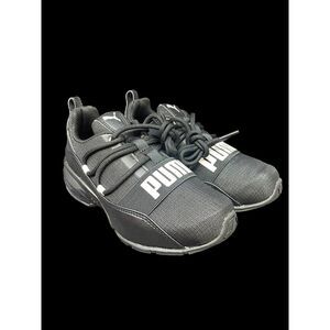 PUMA Cell Regulate PS Toddler -‎ Youth Running Shoes Size 1C Black White NIB